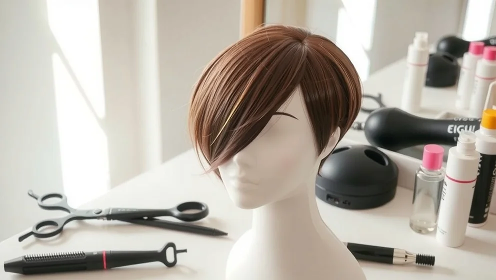 Kort rufsig frisyr för dam som passar alla