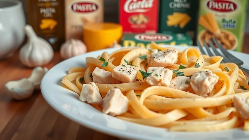Världens godaste pasta med kyckling
